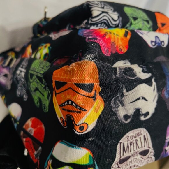 Loungefly Star Wars-Imperial Storm Keeper-Disney Parks-Helmets-Front Zip Pocket - Picture 16 of 16